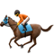 Horse Racing emoji on Apple